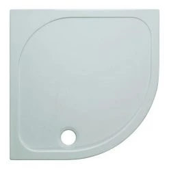 Crosswater Quadrant 45mm Low Level Stone Resin Shower Tray with Waste - Various Size Options