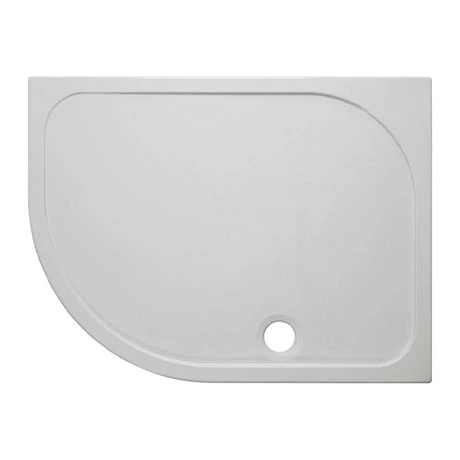 Crosswater Offset Quadrant 45mm Low Level Stone Resin Shower Tray with Waste - Left Hand - Various Size Options 3 Crosswater Offset Quadrant 45mm Low Level Stone Resin Shower Tray with Waste - Left Hand - Various Size Options