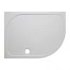 Crosswater Offset Quadrant 45mm Low Level Stone Resin Shower Tray with Waste - Right Hand - Various Size Options -Shower Trays Shop SRQ81000RHW PN