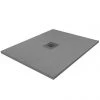 Imperia 800 x 800mm Graphite Slate Effect Square Shower Tray + Graphite Waste 2 Imperia 800 x 800mm Graphite Slate Effect Square Shower Tray + Graphite Waste -Shower Trays Shop Square Imperia Grey GreyWaste P