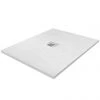 Imperia 800 x 800mm White Slate Effect Square Shower Tray + Chrome Waste 1 Imperia 800 x 800mm White Slate Effect Square Shower Tray + Chrome Waste -Shower Trays Shop Square Imperia White P1