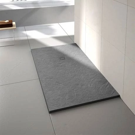 Merlyn Truestone Rectangular Shower Tray - Fossil Grey 3 Merlyn Truestone Rectangular Shower Tray - Fossil Grey