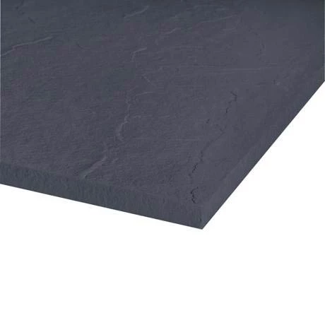 Merlyn Truestone Offset Quadrant Shower Tray - Slate Black - 1200 x 900mm 4 Merlyn Truestone Offset Quadrant Shower Tray - Slate Black - 1200 x 900mm - Image 2