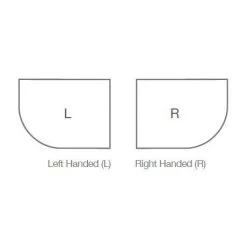 Merlyn Truestone Offset Quadrant Shower Tray - Slate Black - 1200 x 900mm 9 Merlyn Truestone Offset Quadrant Shower Tray - Slate Black - 1200 x 900mm -Shower Trays Shop T129HGR D1 460