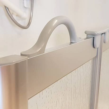 Milton Silver LH Corner Access Half Height Bi-Fold & Tri-Fold Shower Doors 4 Milton Silver LH Corner Access Half Height Bi-Fold & Tri-Fold Shower Doors - Image 2