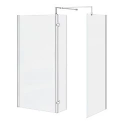 Nova 1700 x 800 Wet Room (inc. Screen, Side Panel + Return Panel) No Tray