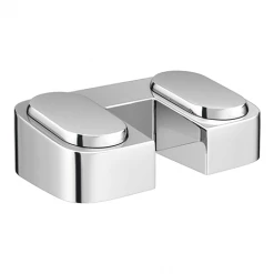 Arezzo Chrome Wetroom Screen Horseshoe Support Foot