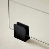 Hudson Reed Matt Black Wetroom Screen Support Foot - WRSF008