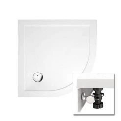 Zamori - 35mm Quadrant Shower Tray with Leg & Panel Set - Various Size Options