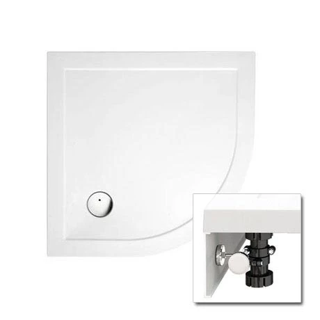 Zamori - 35mm Quadrant Shower Tray with Leg & Panel Set - Various Size Options 3 Zamori - 35mm Quadrant Shower Tray with Leg & Panel Set - Various Size Options