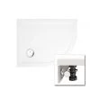 Zamori - 35mm Offset Quadrant Shower Tray with Leg & Panel Set - Right Hand - Various Size Options -Shower Trays Shop Z1196 KIT P