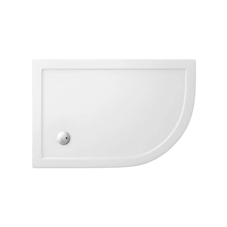 Zamori - 35mm Offset Quadrant Anti-Bacterial Shower Tray - Right Hand 3 Zamori - 35mm Offset Quadrant Anti-Bacterial Shower Tray - Right Hand
